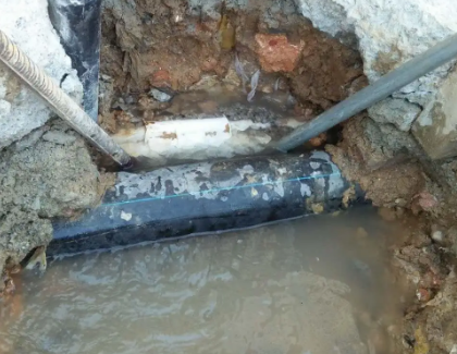 建邺测漏水之水管漏水